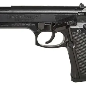 Daisy 0340 Powerline 340 Spring Piston 177 Pellet 13rd, 177 BB 200rd Black Frame Black Checkered Polymer Grip